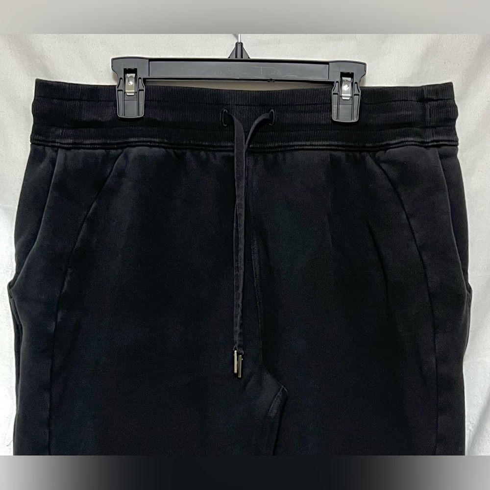 Lululemon Black Scuba High-Rise Joggers Cotton Activewear Gym Yoga Lounge Casual - Picture 6 of 13